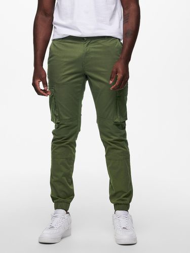 ONLY & SONS Cam Trousers Green - ONLY & SONS - Modalova