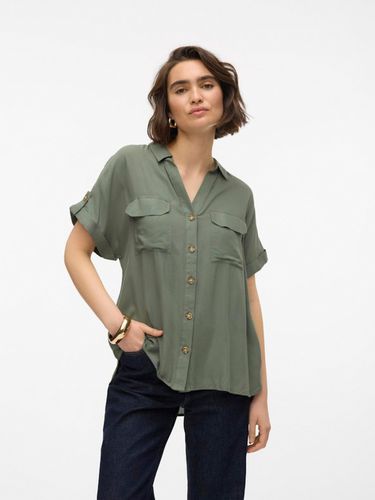 Vero Moda Bumpy Shirt Green - Vero Moda - Modalova