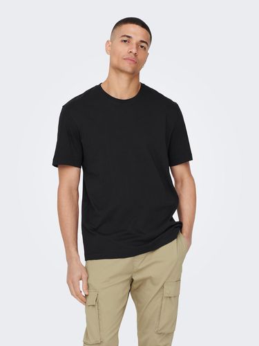 ONLY & SONS Max Life T-shirt Black - ONLY & SONS - Modalova