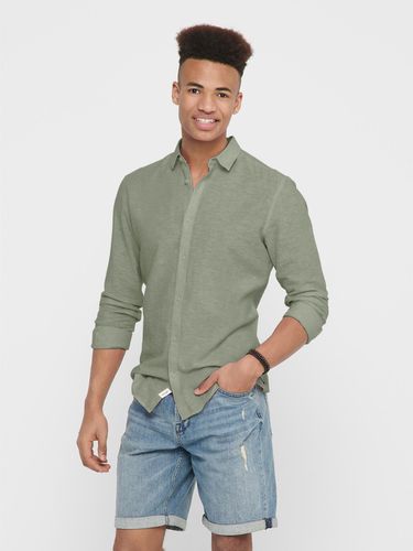 ONLY & SONS Caiden Shirt Green - ONLY & SONS - Modalova