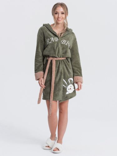 Edoti Bathrobe Green - Edoti - Modalova