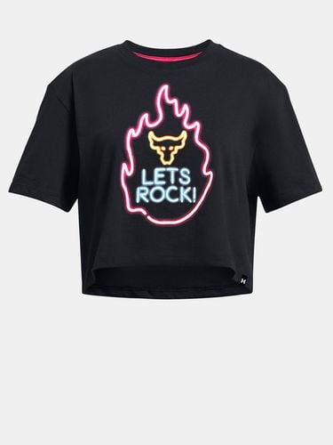 Project Rock Girls Campus Crop Kids T-shirt - Under Armour - Modalova