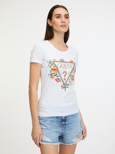 Triangle Flowers T-shirt - Guess - Modalova