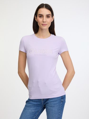 Guess Sangallo T-shirt Violet - Guess - Modalova