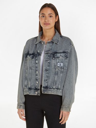 Boxy Denim Jacket - Calvin Klein Jeans - Modalova