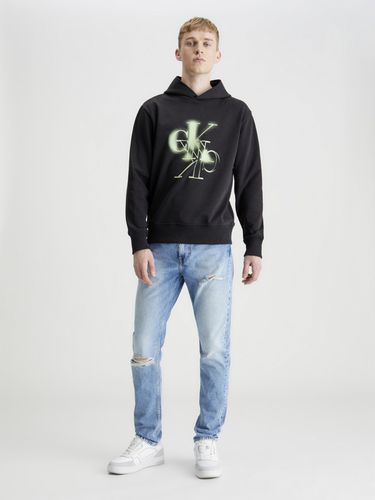 Mirrored CK Logo Hoodie Sweatshirt - Calvin Klein Jeans - Modalova