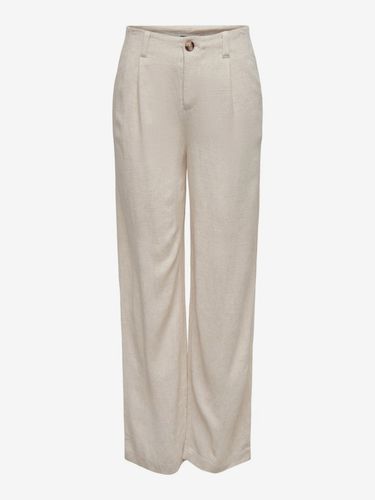 ONLY Agnes Trousers Beige - ONLY - Modalova