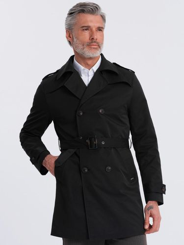 Ombre Clothing Coat Black - Ombre Clothing - Modalova