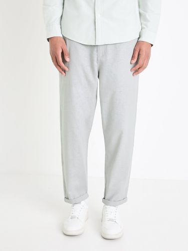 Celio Dolinco Trousers Grey - Celio - Modalova