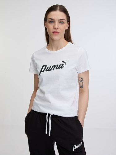 Puma ESS+ Script T-shirt White - Puma - Modalova