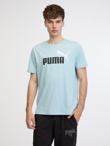 Puma ESS+ 2 Col Logo T-shirt Blue - Puma - Modalova