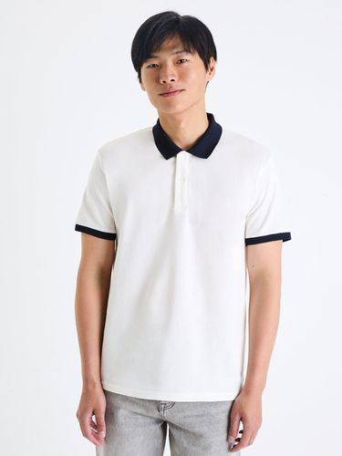 Celio Gevolta Polo Shirt White - Celio - Modalova