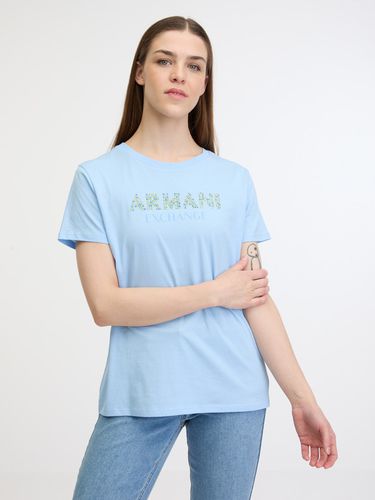 Armani Exchange T-shirt Blue - Armani Exchange - Modalova