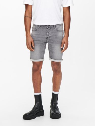 ONLY & SONS Ply Short pants Grey - ONLY & SONS - Modalova