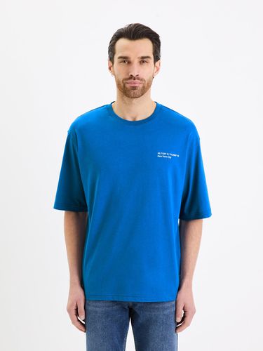 Celio Gesympa T-shirt Blue - Celio - Modalova