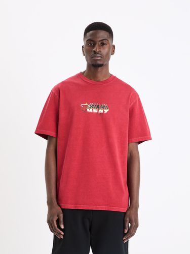 Celio NBA Miami Heat T-shirt Red - Celio - Modalova