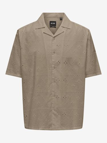 ONLY & SONS Ron Shirt Brown - ONLY & SONS - Modalova