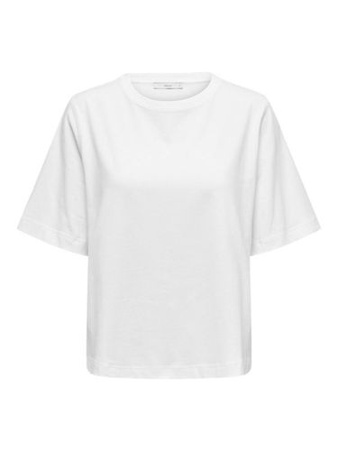 ONLY Lina T-shirt White - ONLY - Modalova