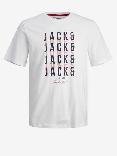 Jack & Jones Delvin T-shirt White - Jack & Jones - Modalova