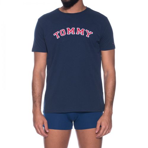 T-Shirt mit Schriftzug - Tommy Hilfiger - Modalova