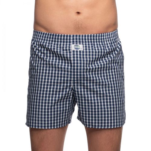 D.E.A.L International Boxershorts Dunkelblau kariert - D.E.A.L. International - Modalova