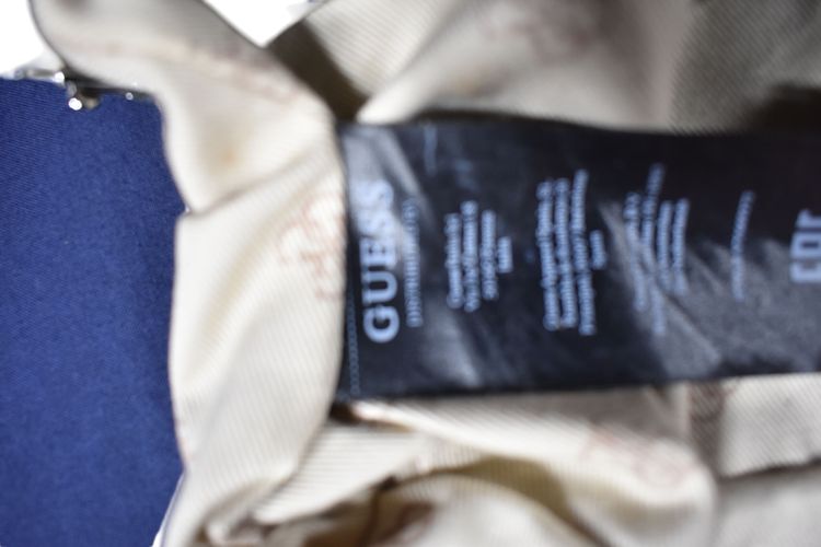 Sac à main type pochette en cuir vegan (anneau à recoudre) - Guess - Modalova