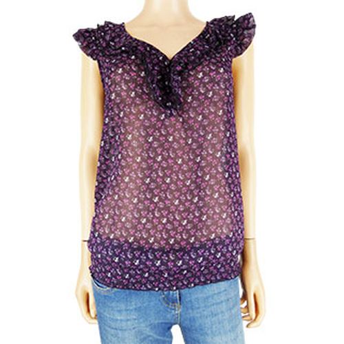 Blouse violette à fleurs - Taille 36 - Etam - Modalova