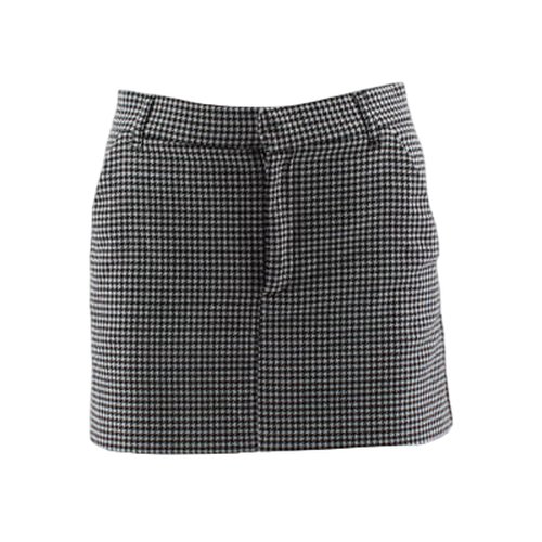 Jupe short pieds de poule - Taille S - Zara - Modalova