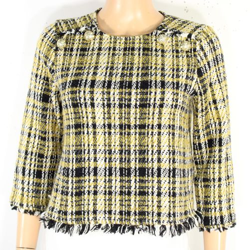 Pull & Jaune A Carreaux Taille M - Zara - Modalova