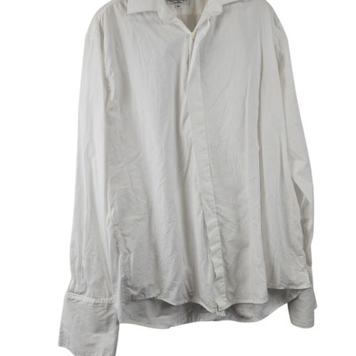 Yves - chemise blanche 10% coton - Taille 41/50 (estimée) - Saint Laurent - Modalova