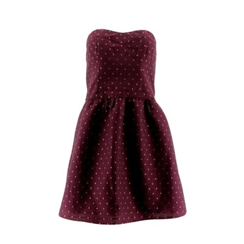 Robe violette et noire imprimée sans manches - Taille 38 - Cache Cache - Modalova