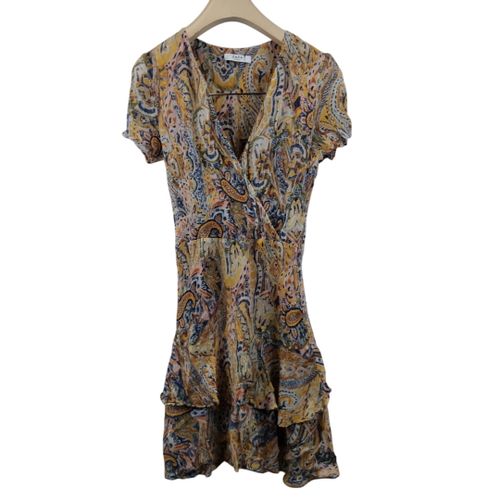 Robe multi couleur en viscose et soie - Taille 34/36 - longueur 90cm (estimée) - Zapa - Modalova