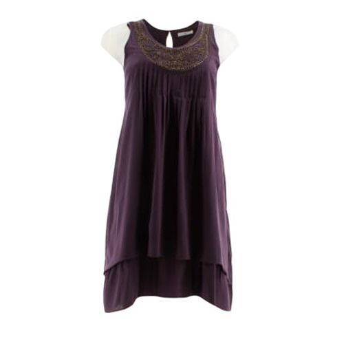 Robe violette imprimée - taille 38 - Cache Cache - Modalova