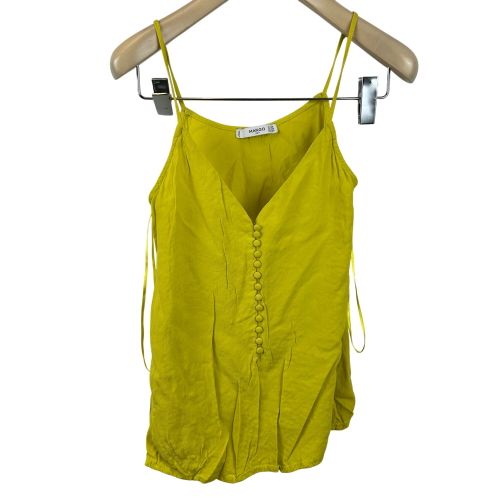 Suite - Top à bretelle vert citron - Taille XS - Mango - Modalova