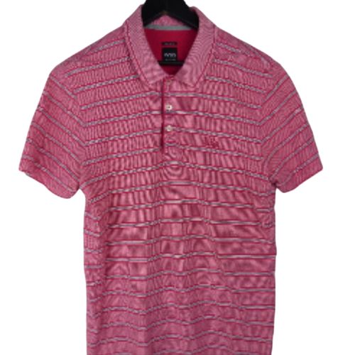 Polo Hugo Boss rayé rose/blanc T.L - Hugo Boss - Modalova
