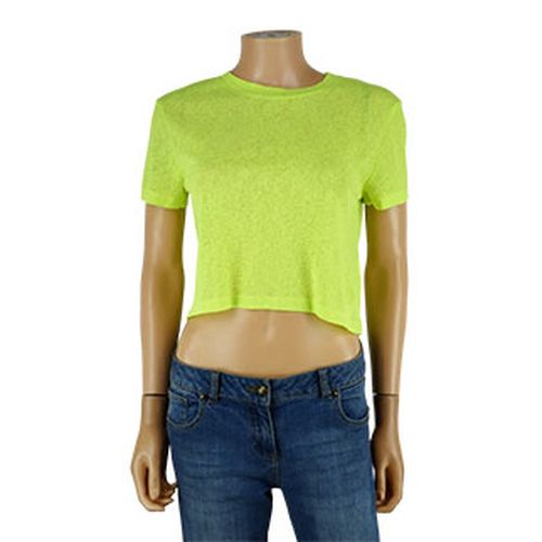 Crop top fluo - -Taille M - Bershka - Modalova