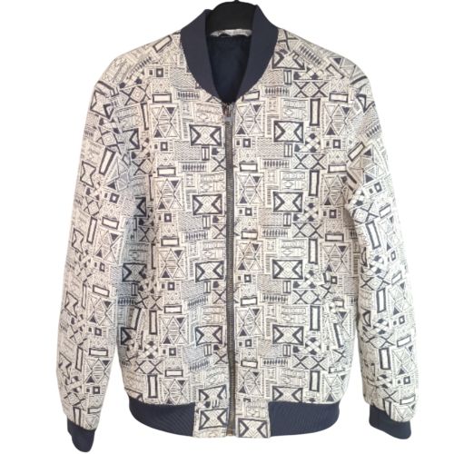 Veste blouson bomber motif géométriques brodés - TS - Zara - Modalova