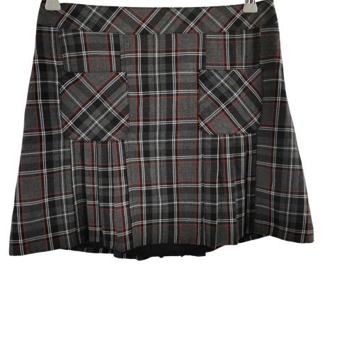 Jupe Camaieu Gris 38 à carreaux - Camaïeu - Modalova