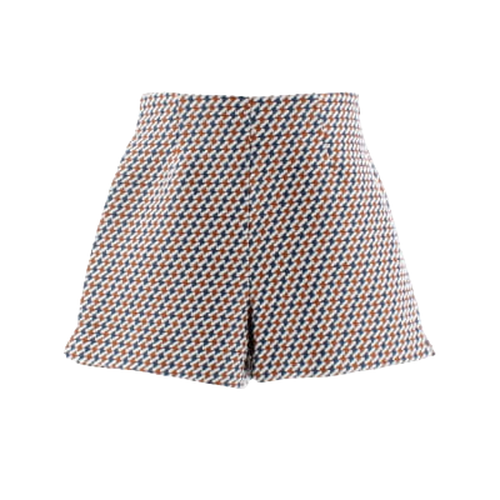 Short imprimé blanc, bleu et marron - Basic - Taille XS - Zara - Modalova