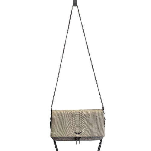 Sac Pochette Zadig&Voltaire Rock Soft Savage Beige - Zadig & Voltaire - Modalova