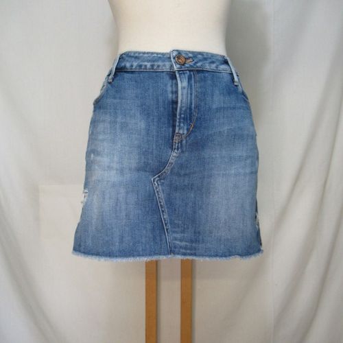 BF171 - Jupe en jean à trous - Taille 40 - Le Temps des Cerises - Modalova