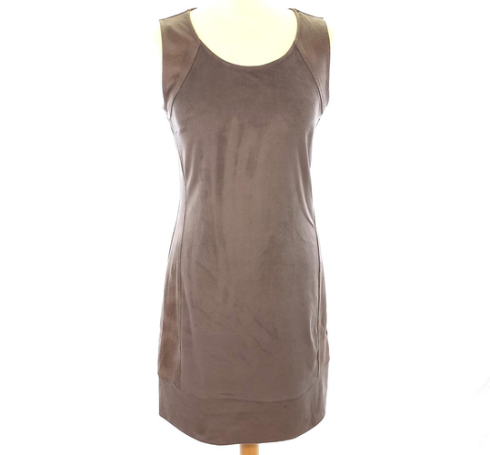 Robe sans manche, suédine - T.36 - Cache Cache - Modalova