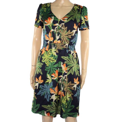 Robe à imprimé Feuillage Taille 34 - Etam - Modalova