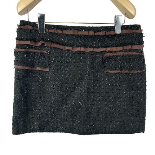 👗 Jupe courte pailletée et marron ✨🖤 - Taille 42 - Longueur 40cm - Morgan - Modalova