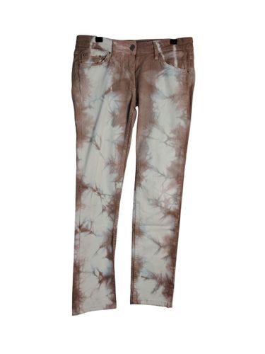 Pantalon jeans coupe droit effet délavés - Taille 38/M - Isabel Marant - Modalova