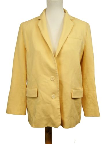 Maje Veste Blazer jaune - Taille 36 - Maje - Modalova