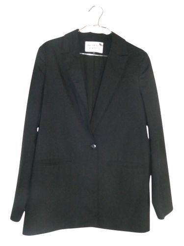 Veste blazer encolure tailleur aux épaulettes - Taille 40/L - Galeries Lafayette - Modalova
