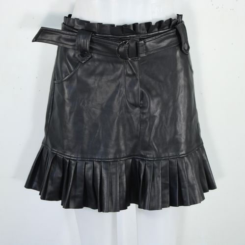 Jupe Similicuir Noire ZARA Taille M - Zara - Modalova