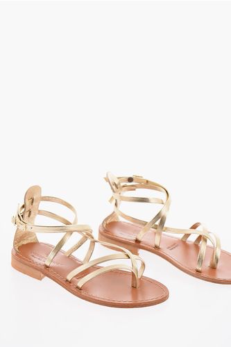 Metallic Leather Thong Sandals size 36 - Antichi Romani - Modalova