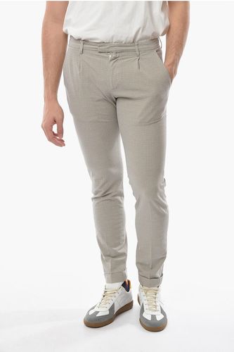 Mini Checked Slim Fit Double Pleat Pants size 36 - Briglia 1949 - Modalova